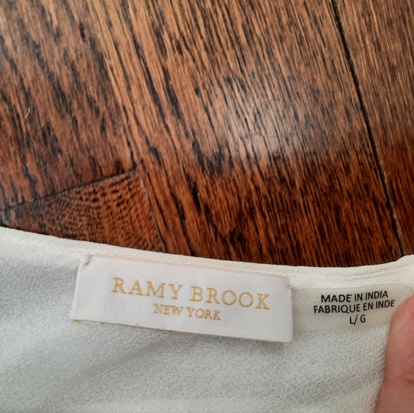 Ramy Brook NWT one shoulder embellished top size L - Picture 5 of 11